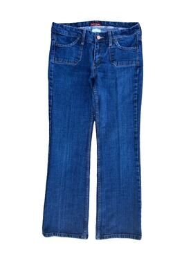 Levi's 545 Low Boot Cut Jeans Women's Size 10 Blue Stretch Denim Low Rise Y2K